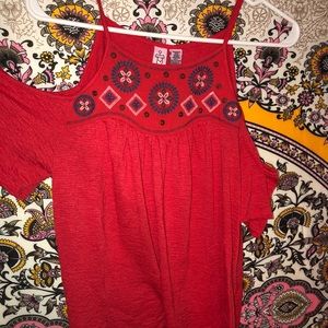 Stitched Off The Shoulder Tee